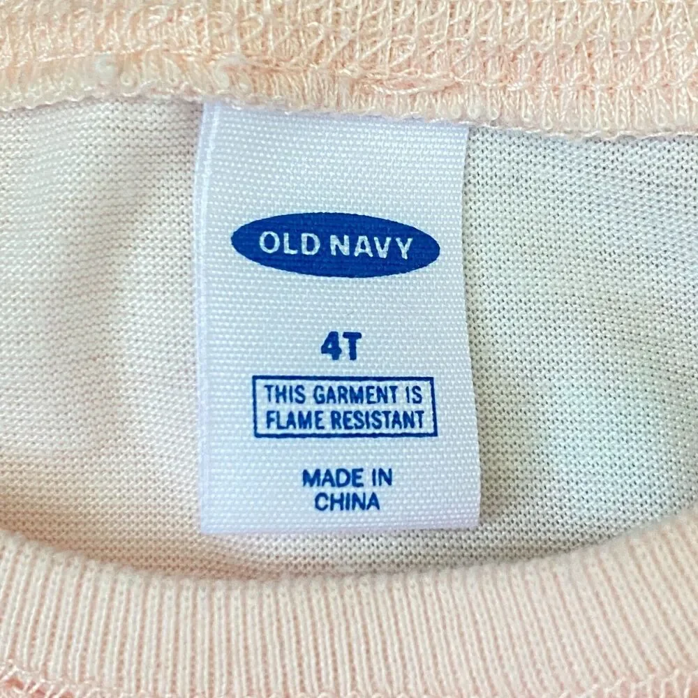 Girls Pajamas Size 4, Nightgowns Pants PJs PJ SALVAGE CARTER'S OLD NAVY Lot of 3